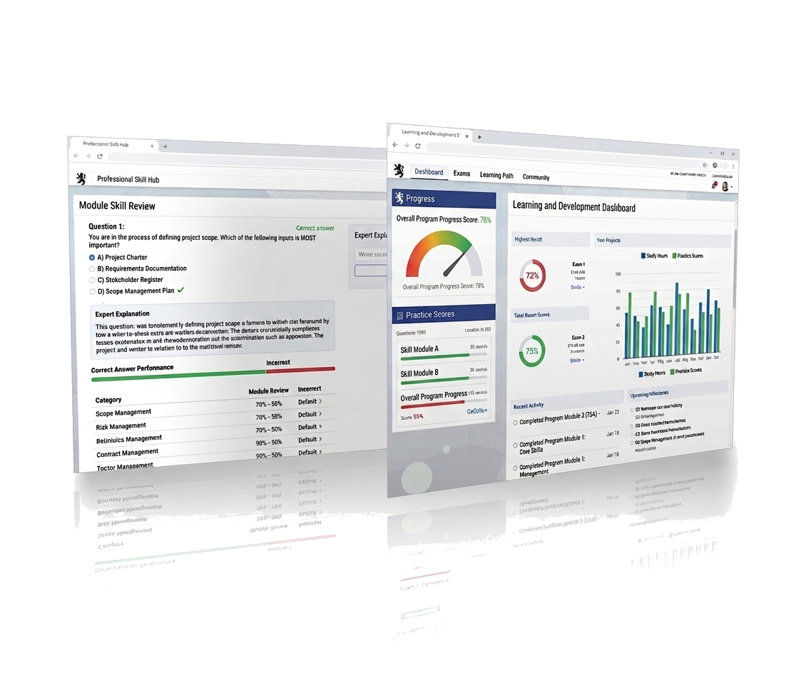 Speech Cert progress dashboard preview